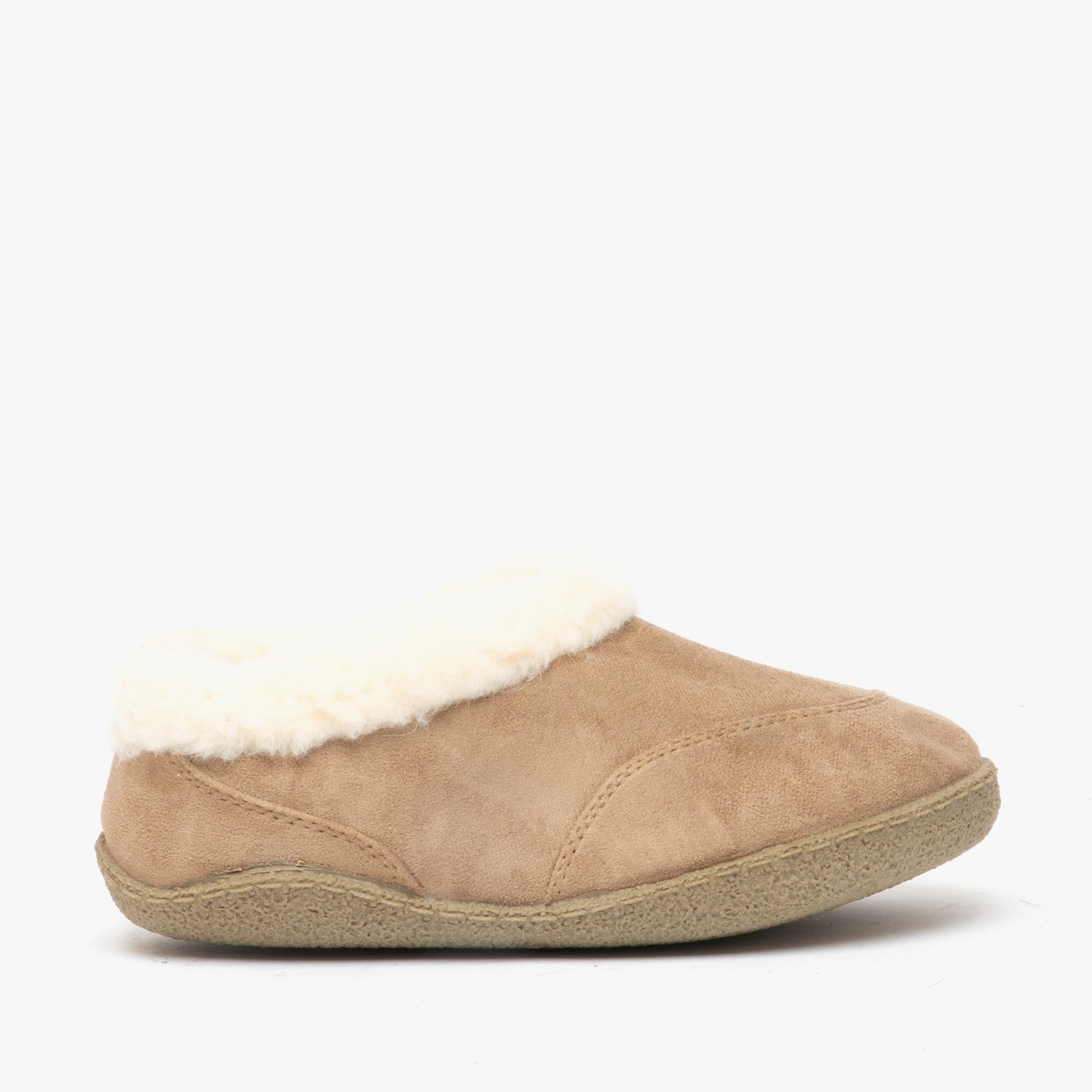 Fur clearance collar slippers