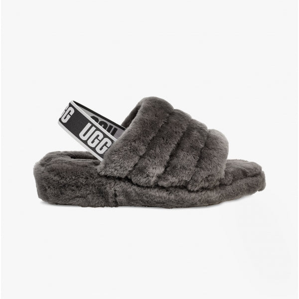 Grey ugg sliders new arrivals